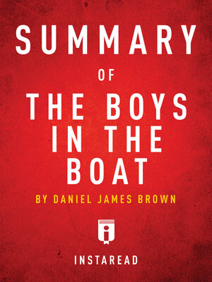 cover image of Summary of the Boys in the Boat by Daniel James Brown